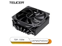 TEUCER UT45-6 45mm Low Profile CPU Cooler 4 Heat Pipes 130W TDP 92mm PWM Fan ITX SFF CPU Air Cooler TEUCER UT45-6 45mm Low Profile CPU Cooler 4 Heat Pipes 130W TDP 92mm PWM Fan ITX SFF CPU Air Cooler
