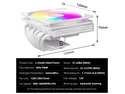 TEUCER TE-75 Low Profile CPU Cooler 75mm Height, 8×6mm Heat Pipes, 120mm ARGB PWM Fan, ITX Small Form Factor CPU Air Cooler for Intel LGA1700 AMD AM5 TEUCER TE-75 Low Profile CPU Cooler 75mm Height, 8×6mm Heat Pipes, 120mm ARGB PWM Fan, ITX Small Form Factor CPU Air Cooler for Intel LGA1700 AMD AM5
