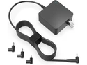 Core Tech - 65W AC Laptop Charger with 4 Round Tips for VivoBook, ZenBook & Chromebook - Black Core Tech - 65W AC Laptop Charger with 4 Round Tips for VivoBook, ZenBook & Chromebook - Black