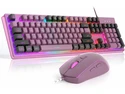 Core Tech - 104-Key Wired Membrane Gaming Keyboard and Optical Mouse Combo with RGB Lighting - Blackcurrant Core Tech - 104-Key Wired Membrane Gaming Keyboard and Optical Mouse Combo with RGB Lighting - Blackcurrant