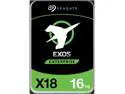 Seagate 16TB Exos X18 7200 RPM SAS 12 Gb/s 256MB Cache 512e/4Kn 3.5-inch Enterprise Hard Drive HDD (ST16000NM004J)