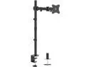 Single Monitor Desk Mount Extra Tall Fully Adjustable Stand for up to 32" Screen