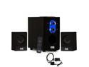 Acoustic Audio AA2130 Bluetooth Home 2.1 Speaker System for Multimedia with Digital Optical Input