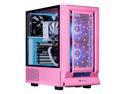 Velztorm Pink Fultix Gaming Desktop PC (AMD Ryzen 5-5500, GeForce RTX 5060, 32GB DDR4, 1TB PCIe SSD + 1TB HDD, RGB Fans, 750W PSU, WiFi 5, Bluetooth 5.0, RJ-45, 1 Display Port, HDMI, Win 11 Home)