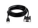 Unique Bargains USB 2.0 to RS232 DB9 9 Pin Female Plug PLC Programming Adapter Cable 3Meter 10Ft