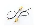 Unique Bargains 2 Pcs 15cm SMA Female to MMCX Female Wireless Antenna Extension Cable Connector