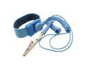 Unique Bargains Blue Coil Cable Anti Static Antistatic Wrist Strap Wristband
