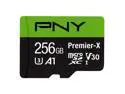 PNY 256GB Premier-X  microSDXC UHS-I/U3 A1 Memory Card with Adapter, Speed Up to 100MB/s (P-SDU256V31100PX-GE)