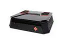 CyberPowerPC SYBER C Case Orange Mini-ITX SYBER C Mini-ITX Gaming Chassis w/7 Color RGB LED, USB 3.0 Support SFX PSU Power Supply Black