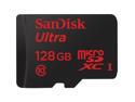 SanDisk 128GB Ultra microSDXC UHS-I/Class 10 Memory Card with Adapter, Speed Up to 80MB/s (SDSQUNC-128G-GN6MA)