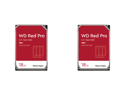2-Pack WD Red Pro 3.5" 18TB SATA III 6Gb/s NAS Internal Hard Drive