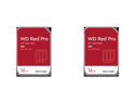 2-Pack WD Red Pro 16TB 3.5" SATA III NAS Internal HDD (WD161KFGX)