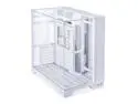 LIAN LI O11 Vision White Aluminum / Steel / Tempered Glass ATX Mid Tower Computer Case ----- O11VW