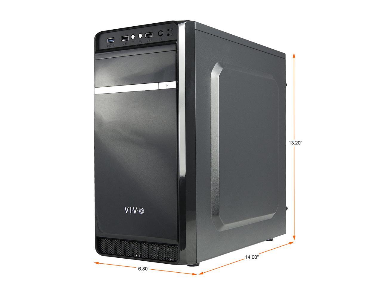 VIVO Micro ATX Mini Tower Computer Gaming PC Case, USB 3.0 Port (CASE ...