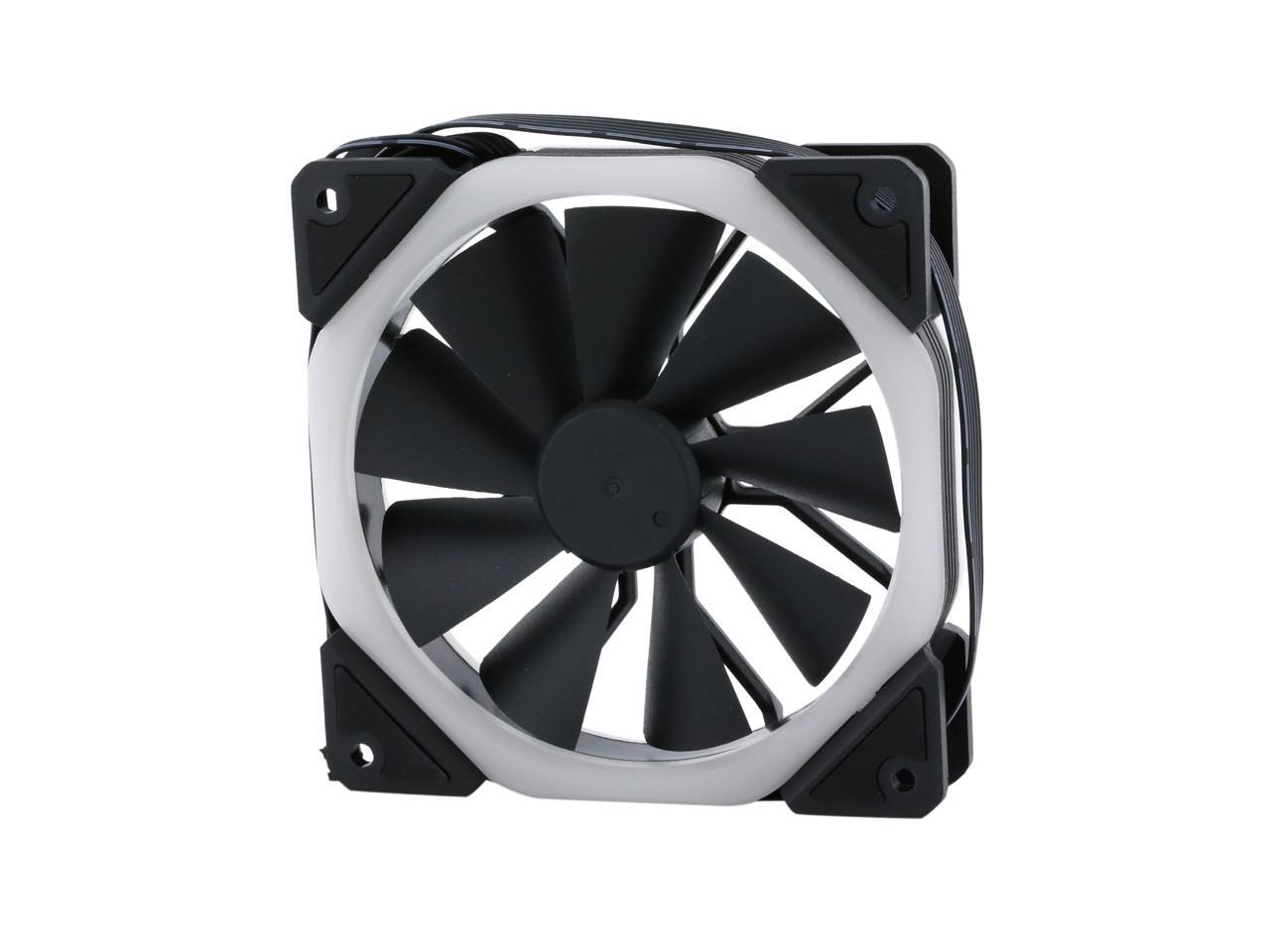 DIYPC DRRGB Hydro Bearing 120mm Dual Ring RGB Silent Fan for Computer