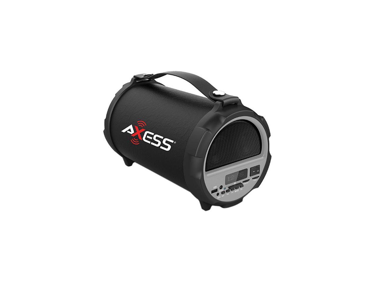 Axess Bluetooth Hi-Fi Cylinder Loud Speaker with 4