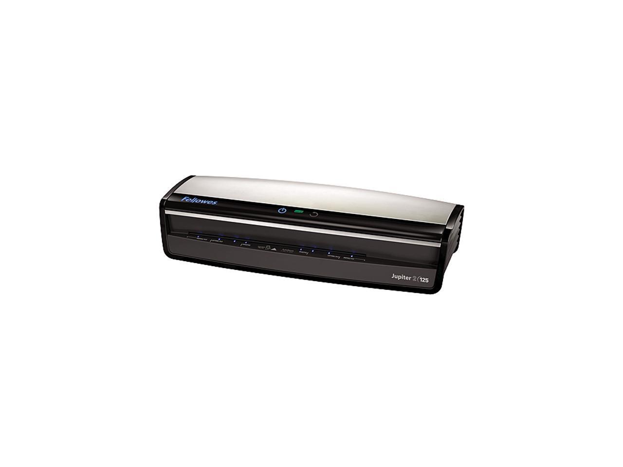 Fellowes 5734101 Jupiter 2 125 Laminator with Pouch Starter Kit Black