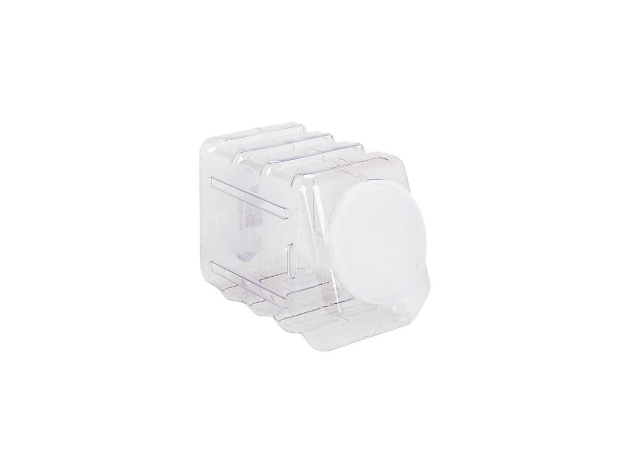 Pacon 27660 Interlocking Storage Container with Lid Clear Plastic