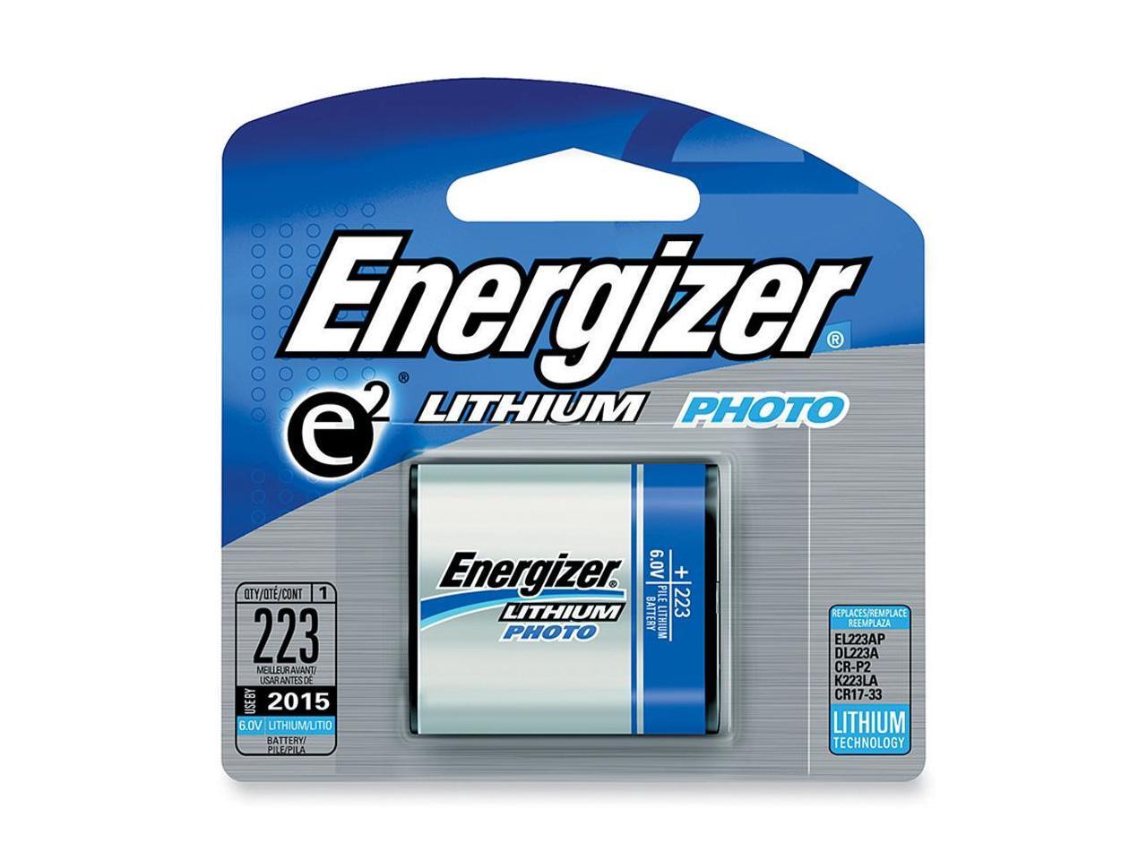 ENERGIZER e2 Lithium 223 EL223APBP 1300mAh 6V Battery, 1pack