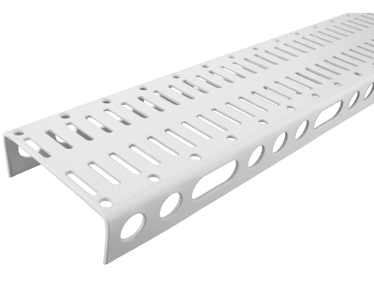 John Sterling Corp 015148WT 4' White Tap Mount Accessory Track