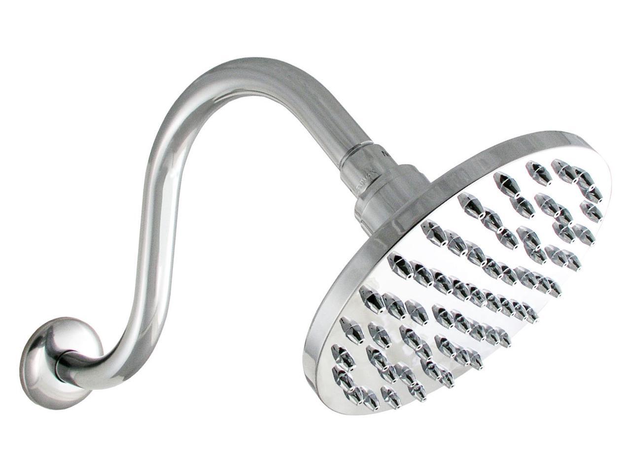 LDR 5201059CP Nature Mist One Function 6" Gravity Shower Head