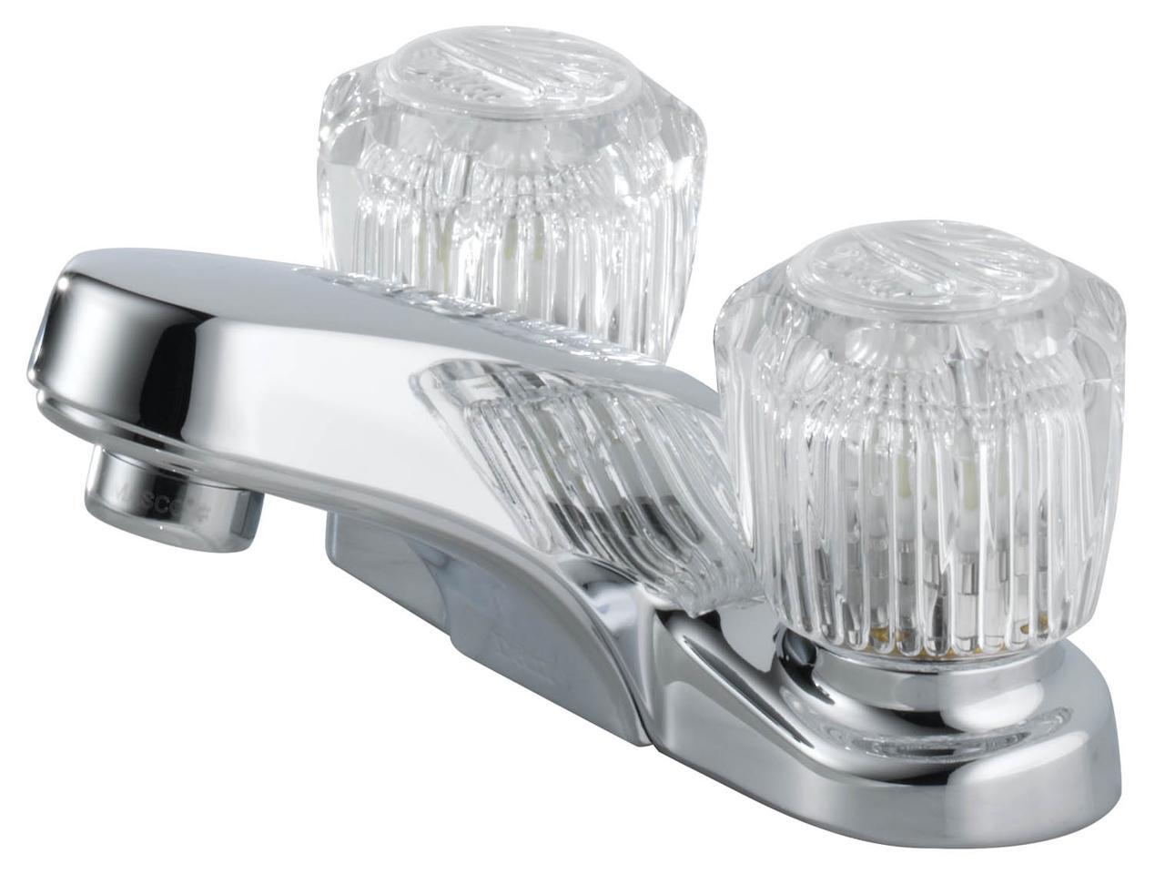 2 Knob Lav Chrome Lead Free Delta Faucet Co Delta Lavatory Double ...