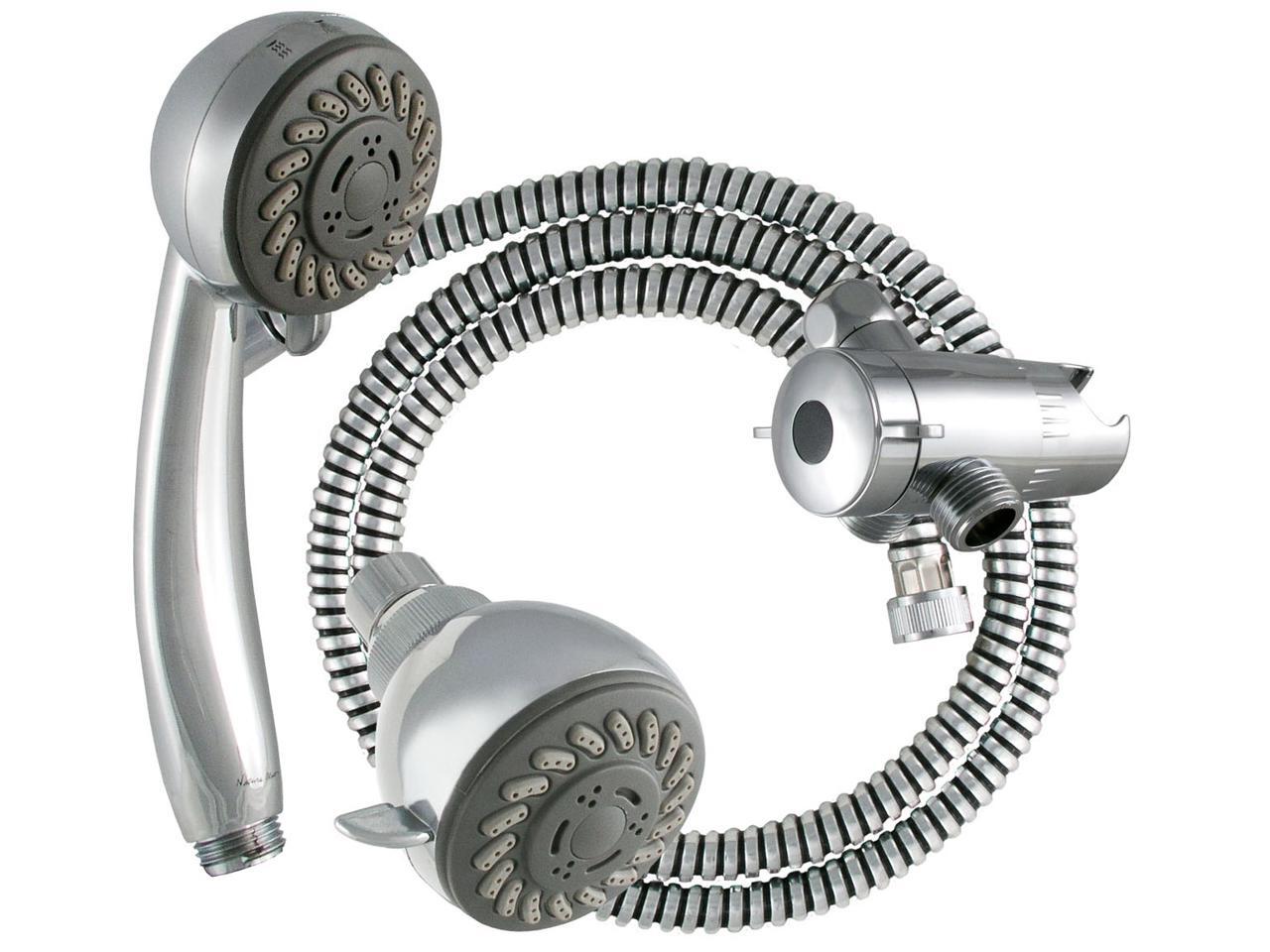 LDR 5203020CP Chrome 3 Function Dual Head Shower Kit