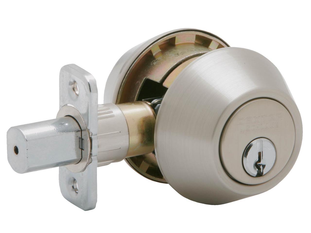 Schlage Satin Nickel Double Cylinder Deadbolt JD62V619 - Newegg.com