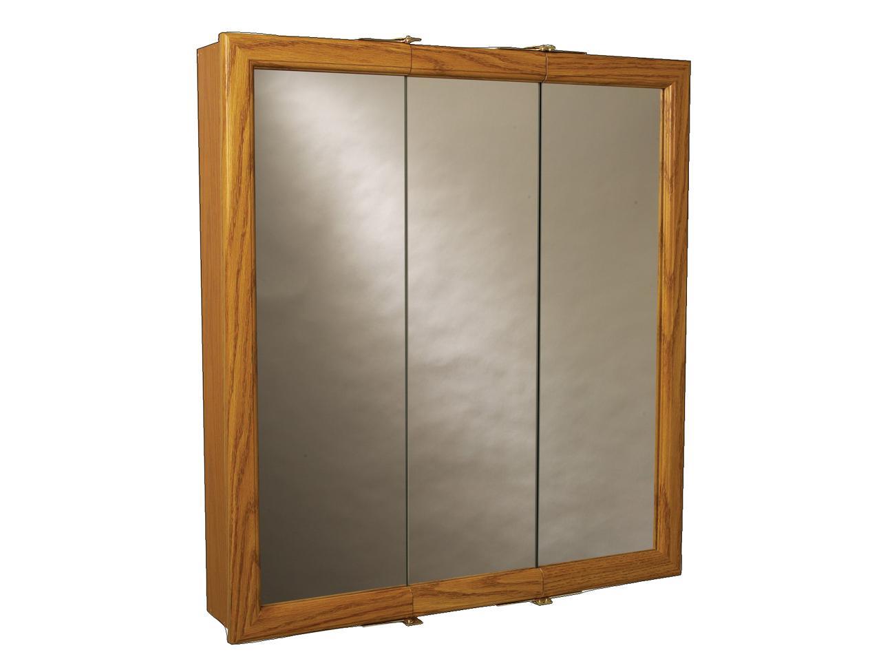 Zenith K30 Wood Triview Medicine Cabinet Newegg Com