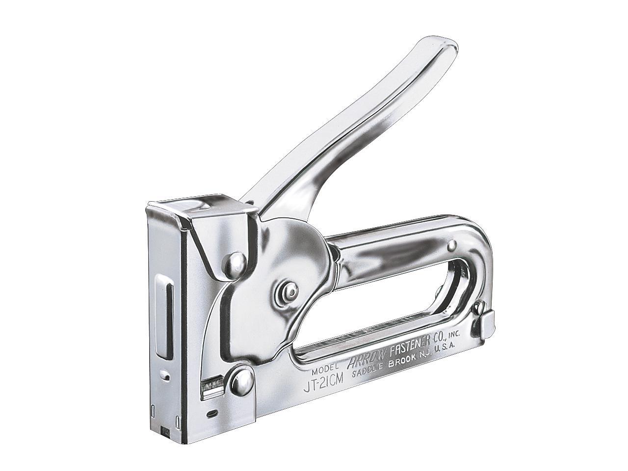 Arrow Fastener JT21CM Chrome Junior Tacker Staple Guns