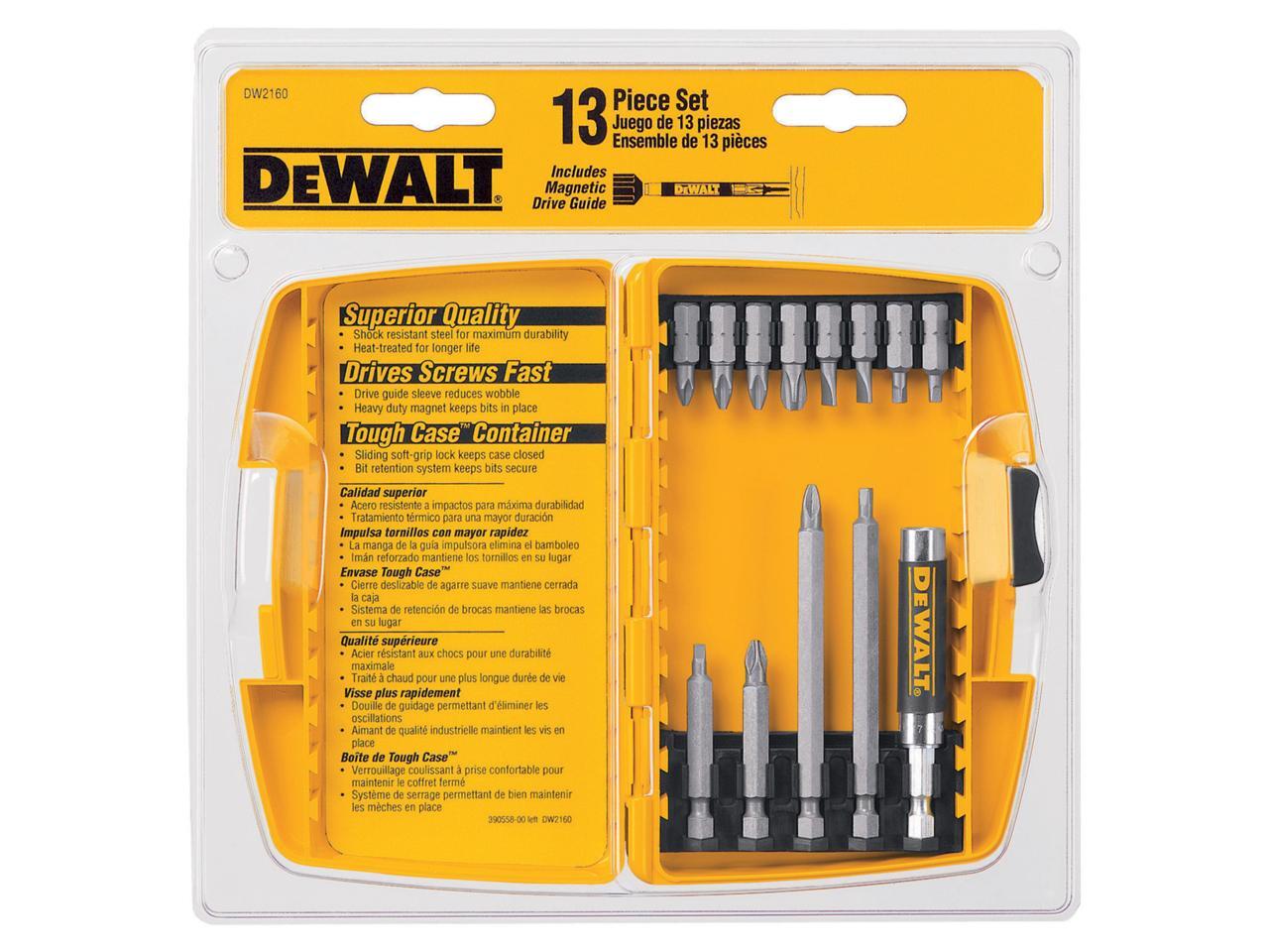 Dewalt DW2160 13 Piece Screwdriver Set