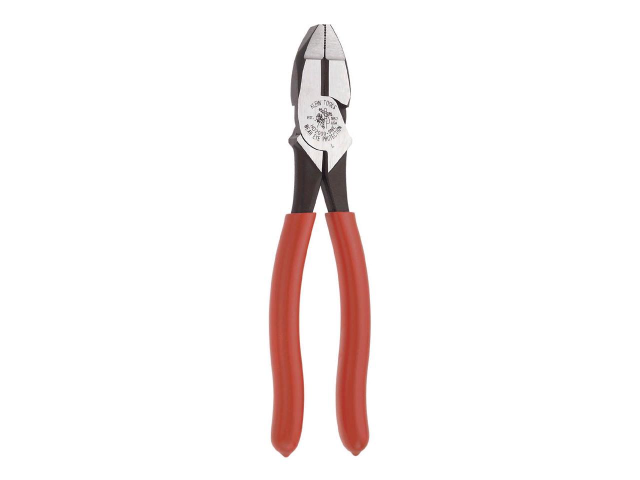 KLEIN TOOLS 9" HighLeverage HeavyDuty SideCutting Pliers