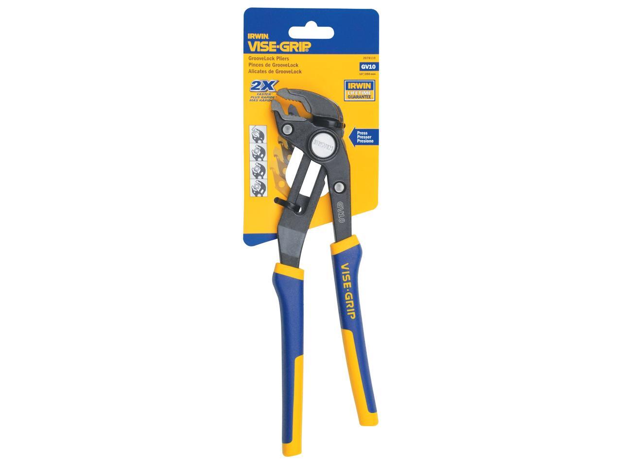 Irwin 4935096 10" ViseGrip GrooveLock Pliers