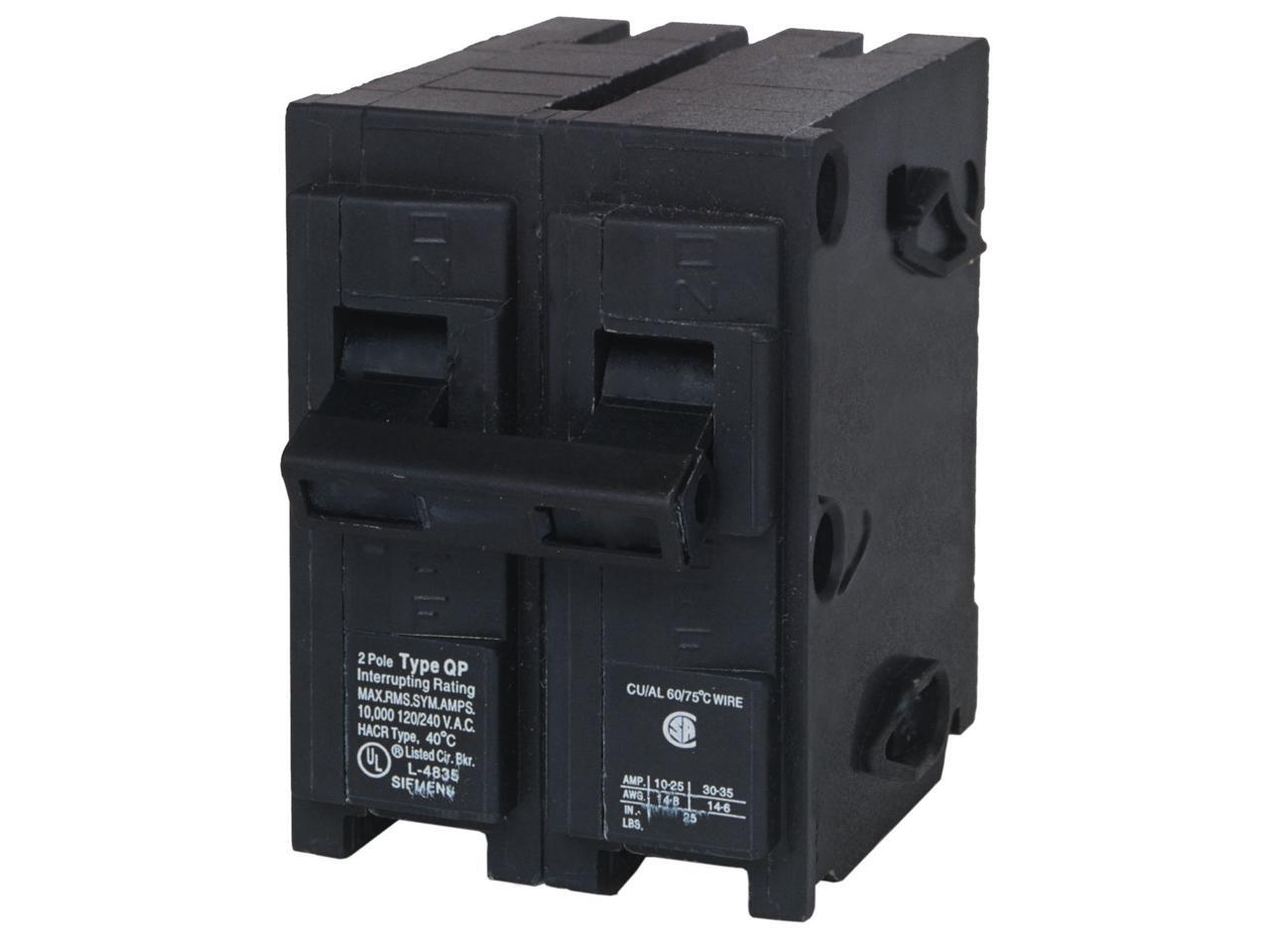 Siemens Q240 40 Amp Dual Pole Circuit Breaker - Newegg.com