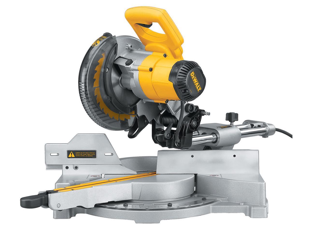 Dewalt Dw Heavy Duty Single Bevel Sliding Compound Miter Saw