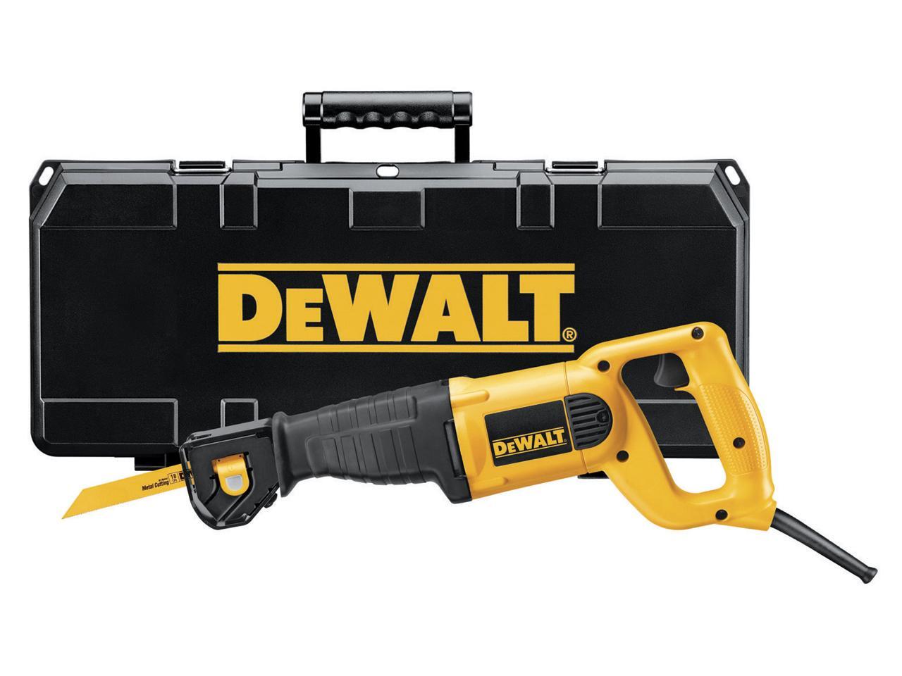 Dewalt DW304PK 10 Amp HeavyDuty Reciprocating Saw Kit