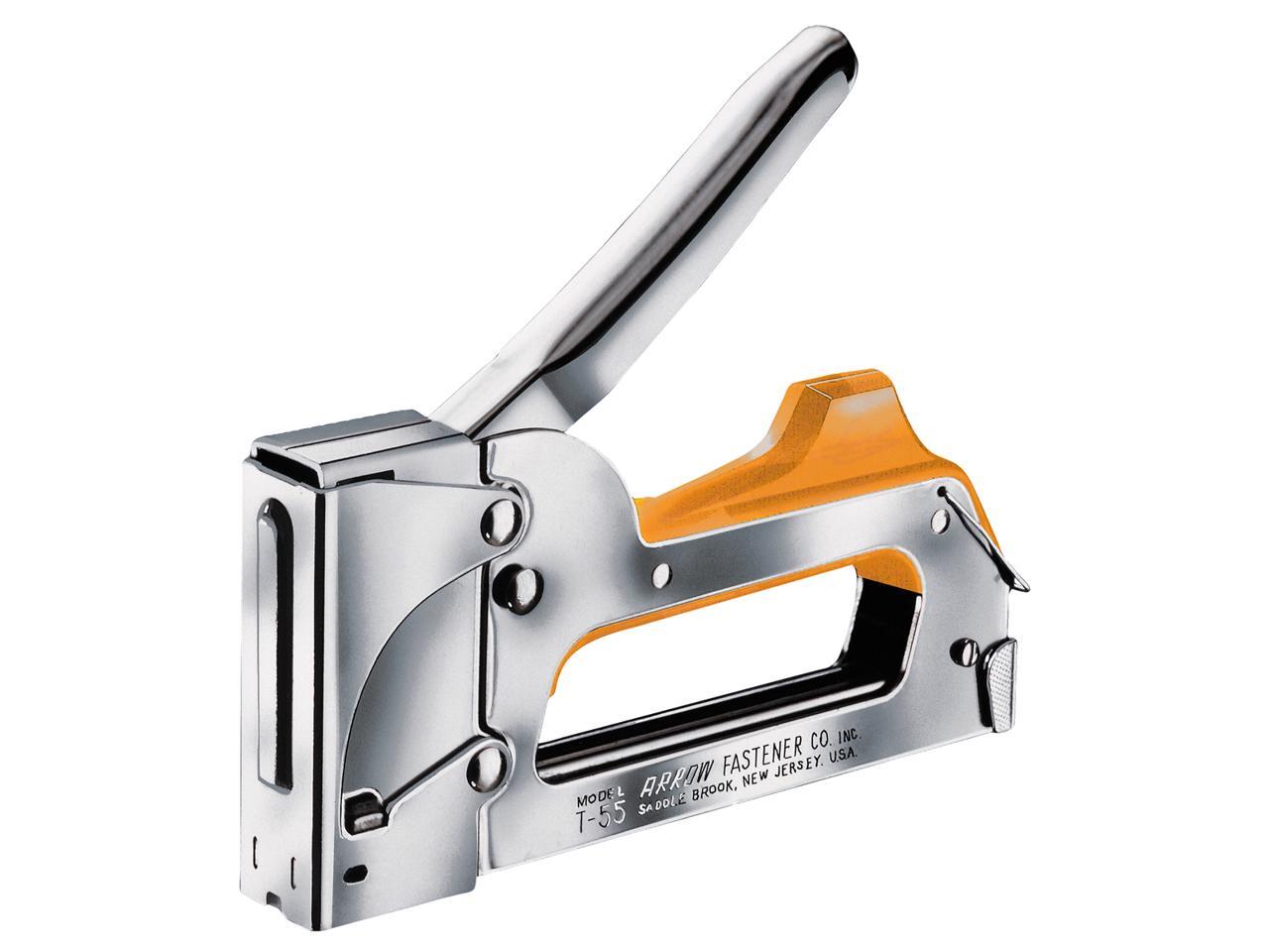 Arrow Fastener T55C Chrome Staple Gun Tacker