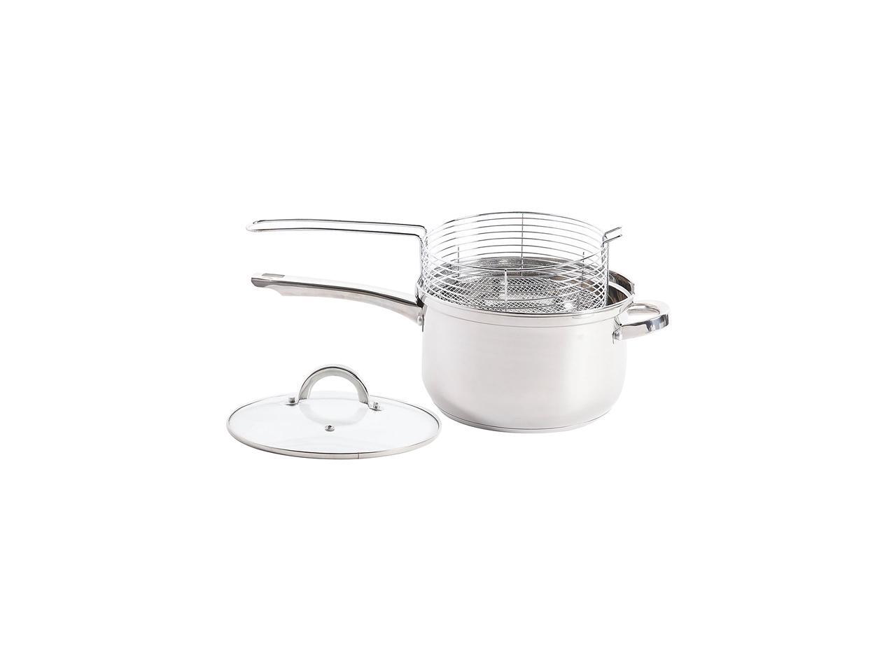 Oster Sangerfield Deep Fryer Set 4 Qt Sauce Pan W/Lid + Frying Basket