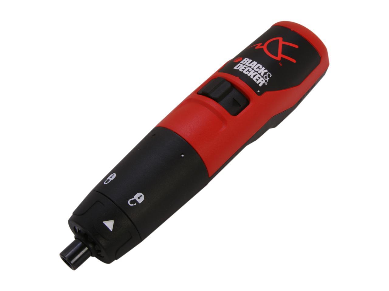 Black & Decker 2.4V DirectPlug Rechargeable Screwdriver