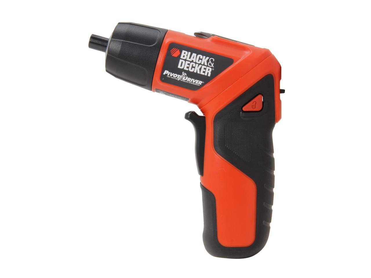 Black & Decker PD400LG PIVOTDRIVER Cordless Rechargeable Screwdriver ...