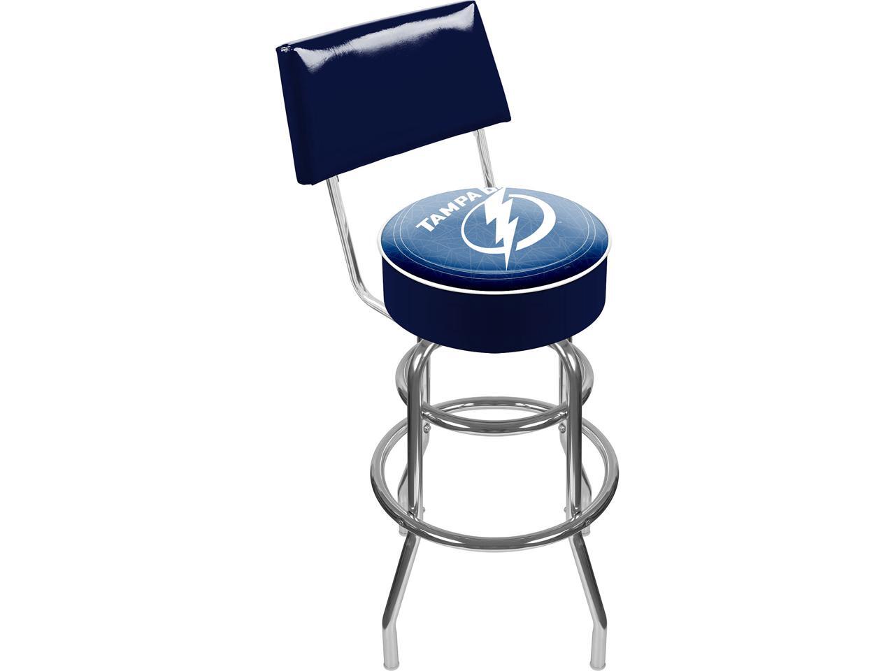 ADG NHL Tampa Bay Lightning Padded Bar Stool with Back