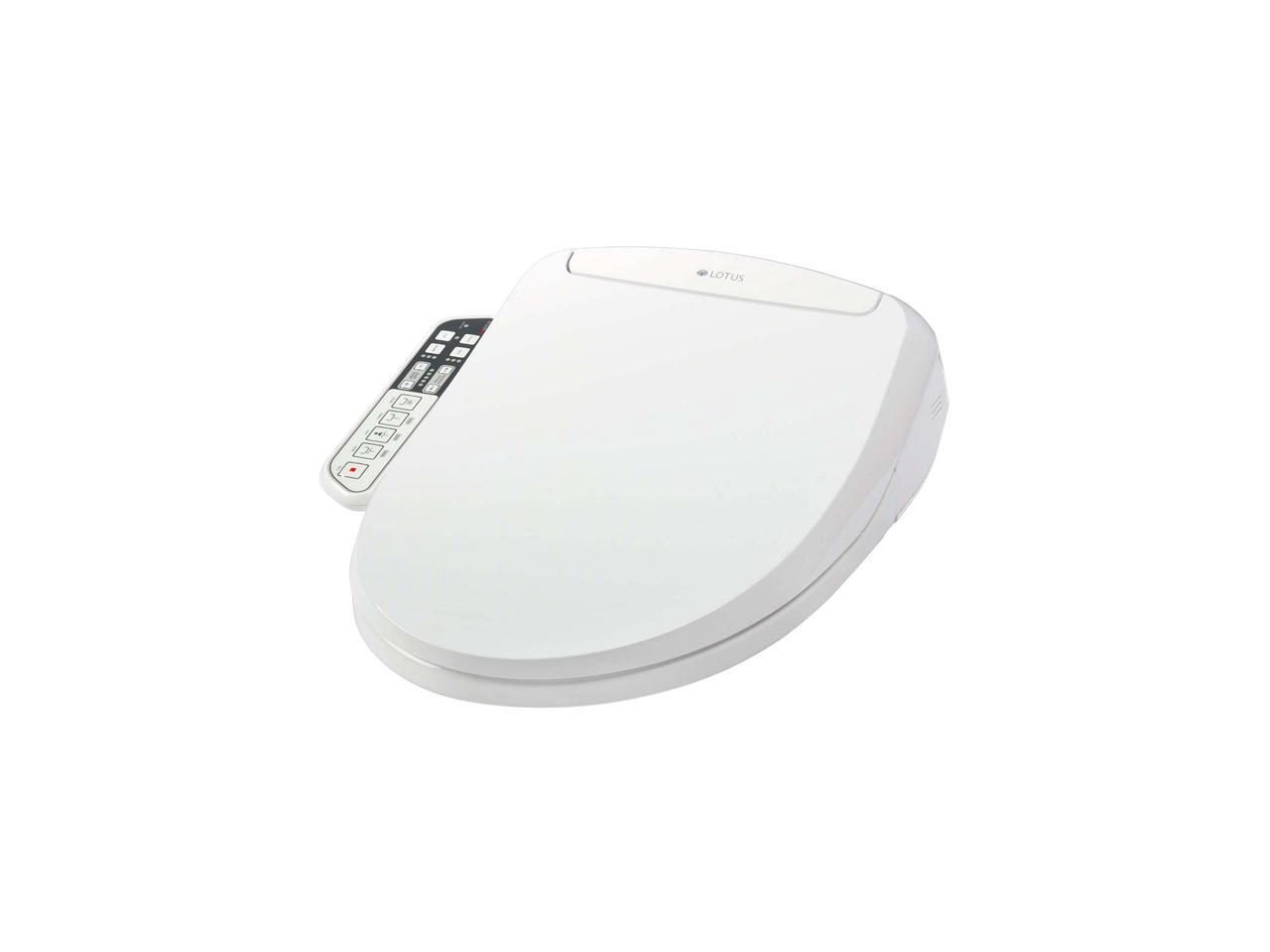 Lotus Ats 500 One Size Bidet Toilet Seat White Newegg Com