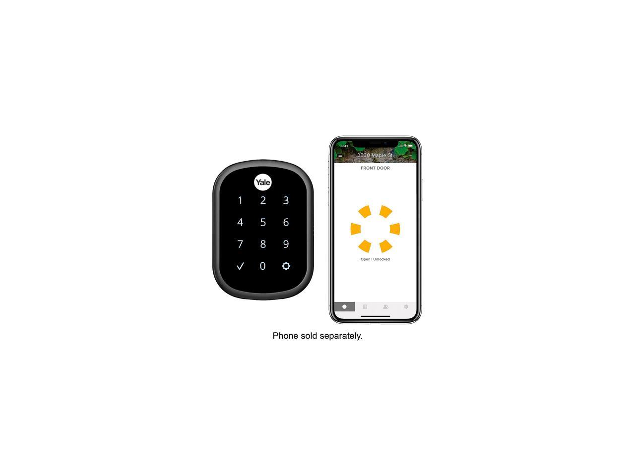 Yale R-YRD256-CBA-BSP Assure Lock SL Wi-Fi and App Touchscreen Deadbolt ...