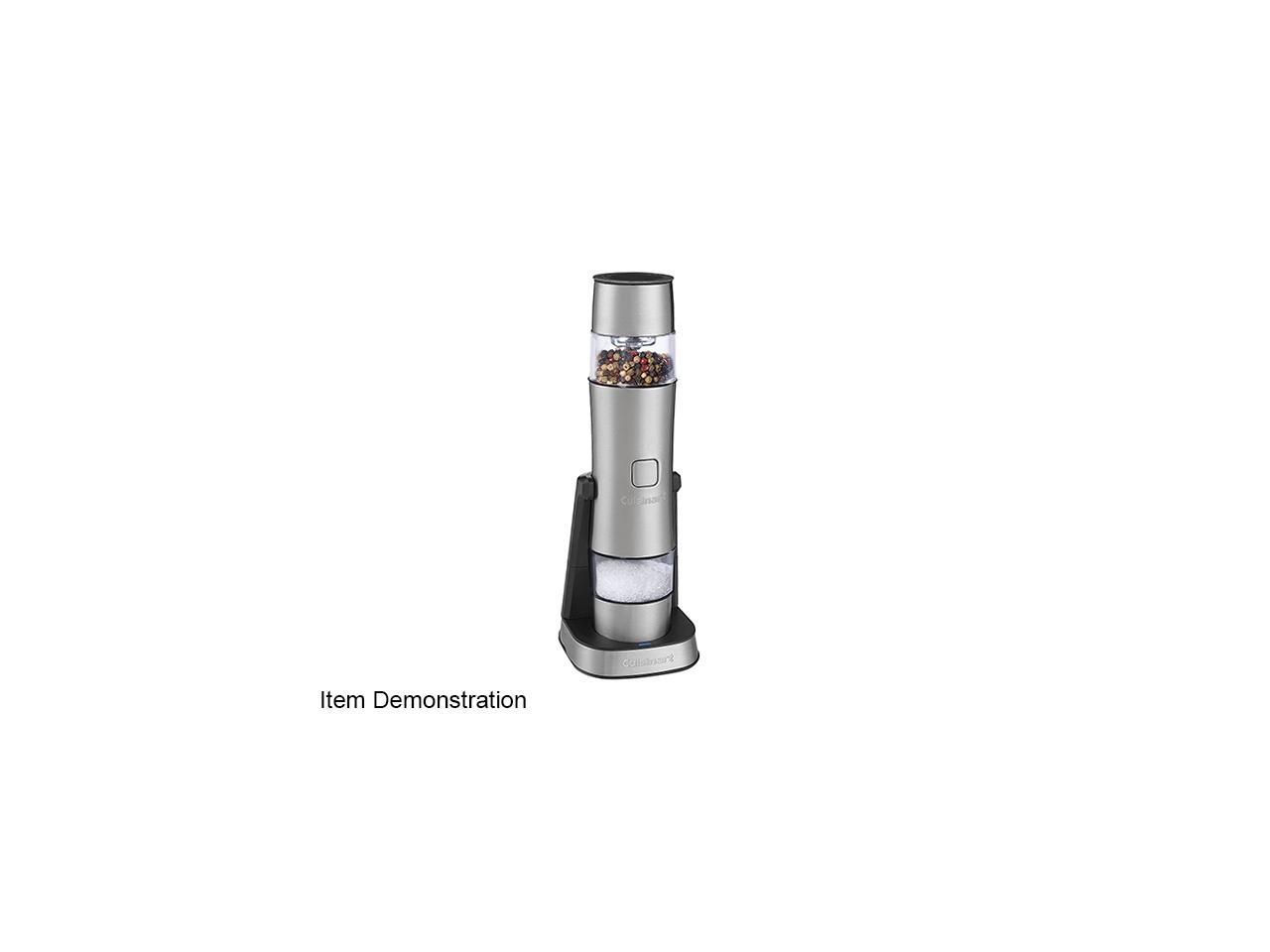 Cuisinart SG3 Silver Rechargeable Salt, Pepper & Spice Mill