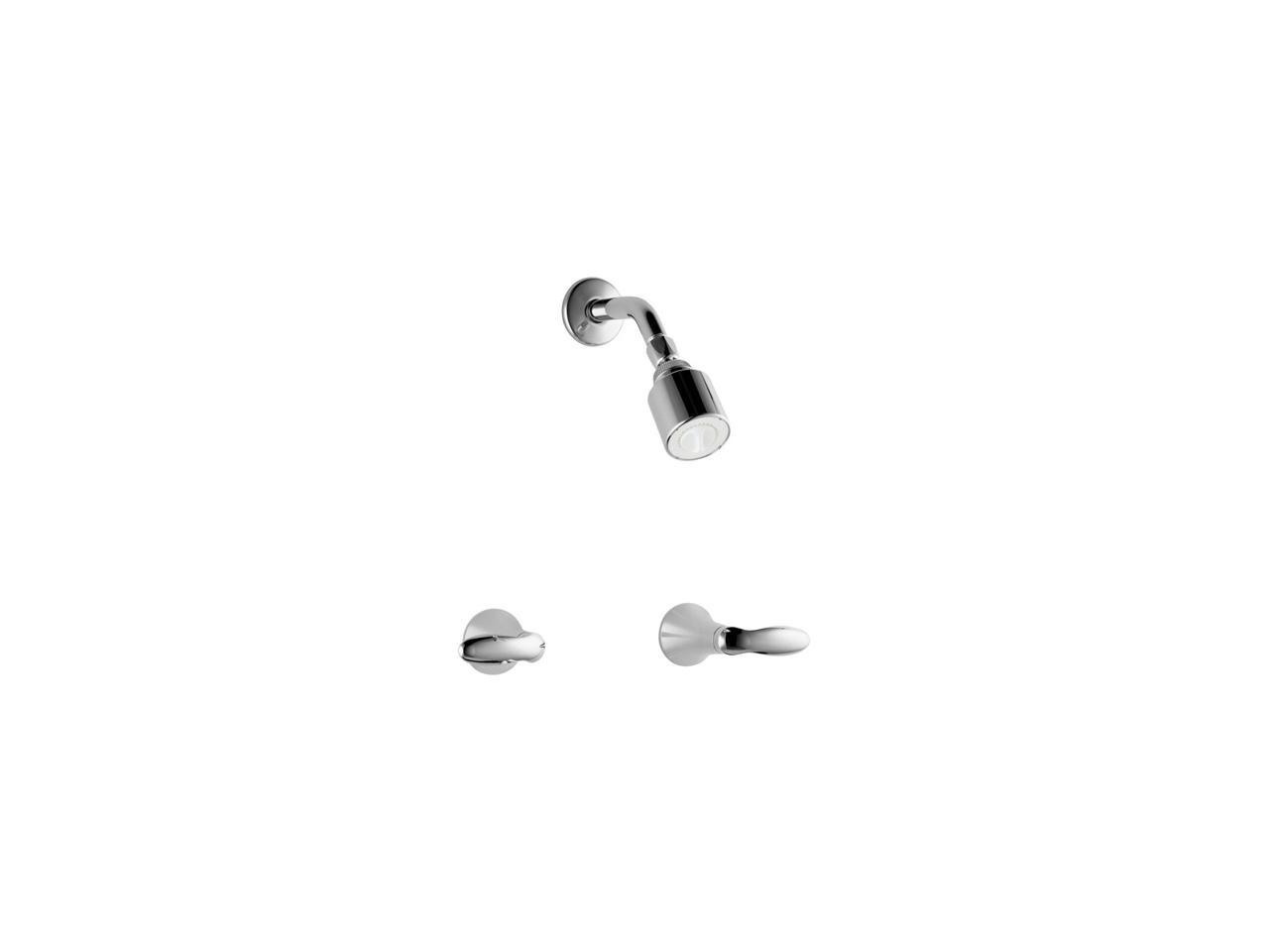 KOHLER K-T15211-4-CP Coralais shower faucet trim with lever handles ...