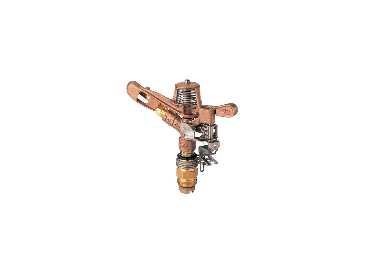Rain Bird 35ADJTNTB Adjustable Brass Impact Sprinkler for sale online 