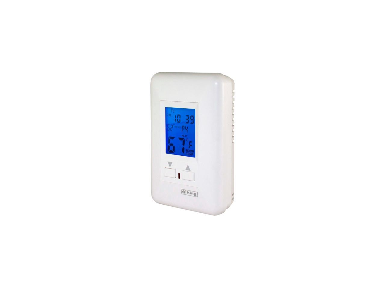 KING ELECTRICAL MFG CO Electronic LineVoltage Programmable Thermostat