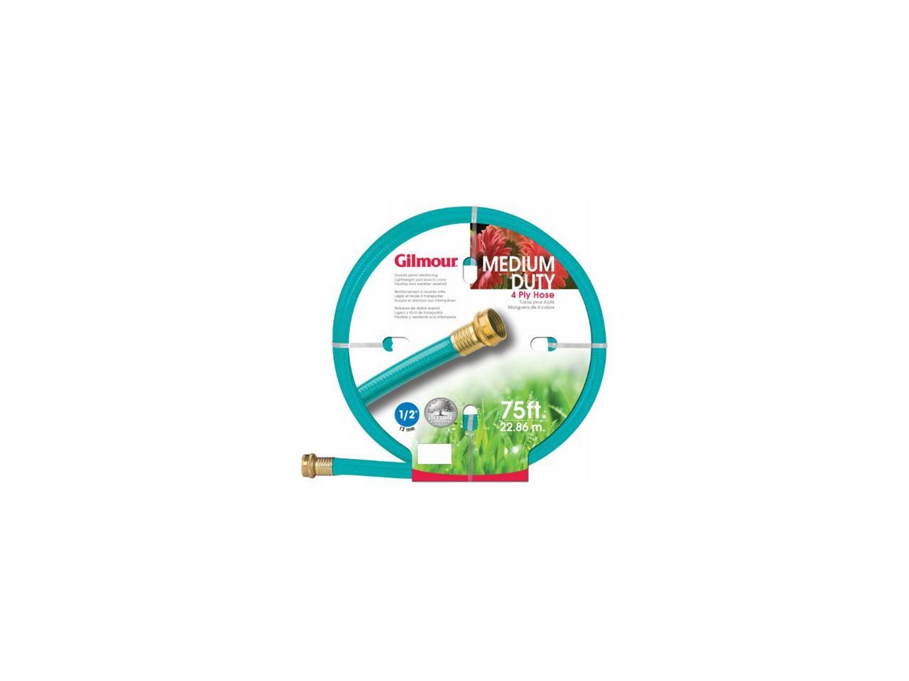 Gilmour 15-12075 1/2" x 75' 4-Ply Medium Duty Garden Hose - Newegg.com