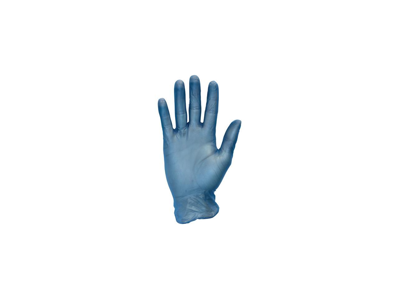 The Safety Zone 3 mil Generalpurpose Vinyl Gloves, Large Size, Blue 1000/Carton