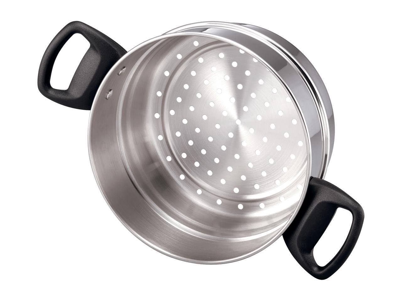 Farberware Dishwasher Safe Nonstick Aluminum Covered Saucepot & Steamer